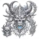 Diablo 1 blizzard computer game tattoo design idea