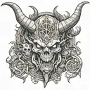 Diablo 1 blizzard computer game tattoo design idea