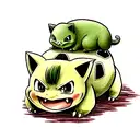 bulbasaur tattoo design idea