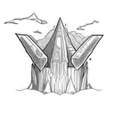 excalibur iceberg tattoo design idea