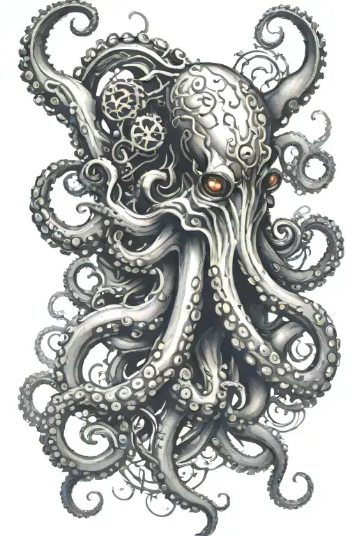 octopus tattoo design idea