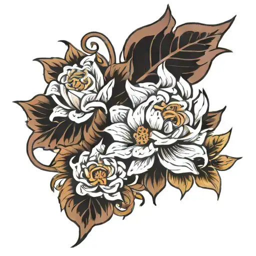 blackout tattoo design idea