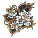 blackout tattoo design idea