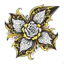 blackout tattoo design idea