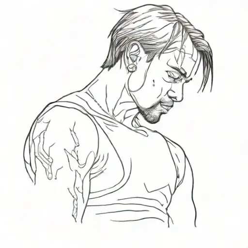 Travis scott  tattoo design idea