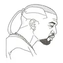 Kanye West tattoo design idea