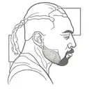 Kanye West tattoo design idea