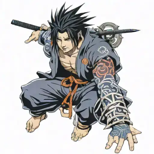 sasuke eyes tattoo design idea