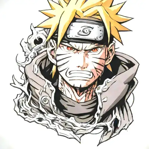 pain naruto tattoo design idea