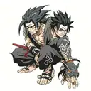 sasuke eyes tattoo design idea