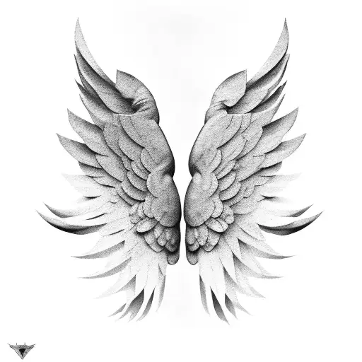 Dagon Folded Wings Fantasy Elements Pose 2 | Seeker Stock Art