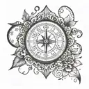 create a math themed tatoo about the size of your hand incorporate this MAKE IT SIMPLE AND RELATED TO CALCulus tattoo design idea