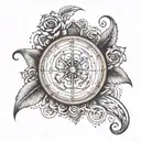 create a math themed tatoo about the size of your hand incorporate this MAKE IT SIMPLE AND RELATED TO CALCulus tattoo design idea