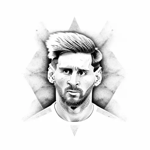 Leo Messi  tattoo design idea