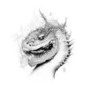 layered realistic flame tattoo design idea