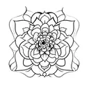 no matter what flower tattoo design idea