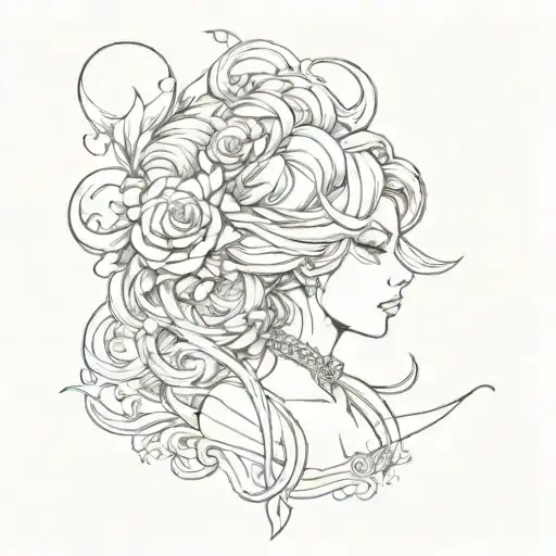 I need a tattoo for my forearm. This tattoo will show my love to my second born son. im going to use the character Littl tattoo design idea