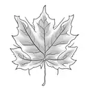 white oak leaf tattoo design idea