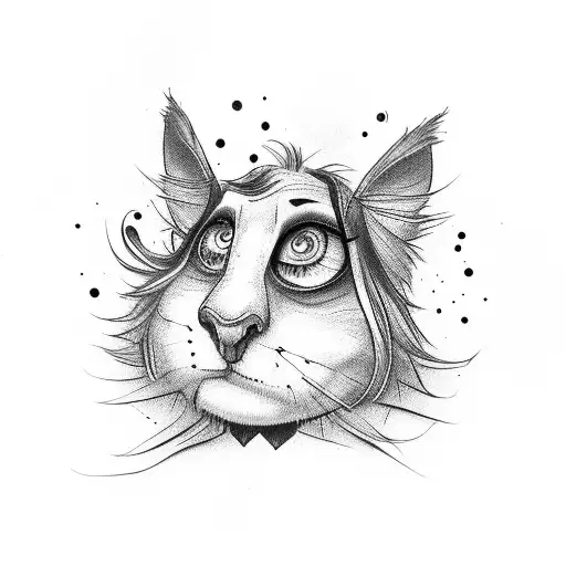 we're all mad here. Alice in Wonderland tattoo design idea