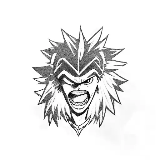 hawks my hero academia tattoo design idea
