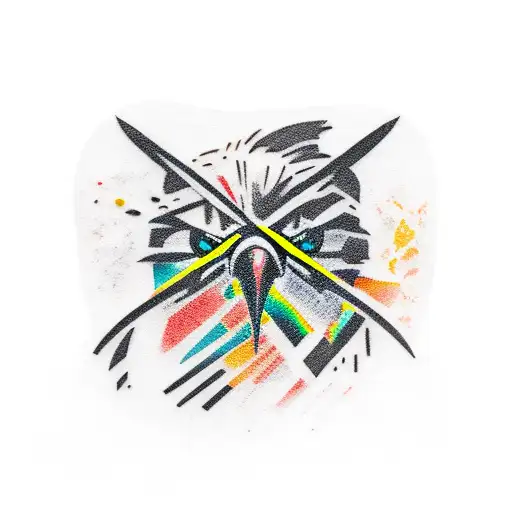 hawks tattoo design idea