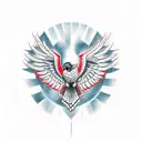 hawks tattoo design idea