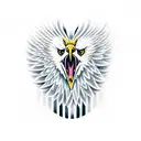 hawks tattoo design idea