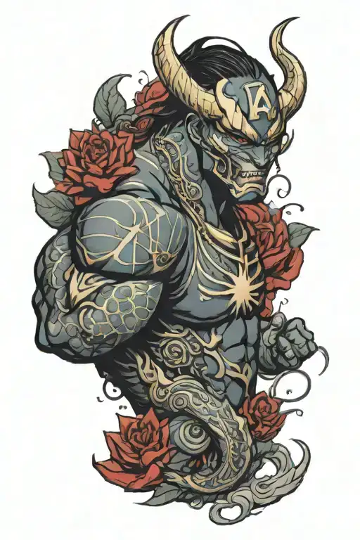 marvel cinematic universe tattoo design idea