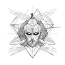 icarus fall tattoo design idea