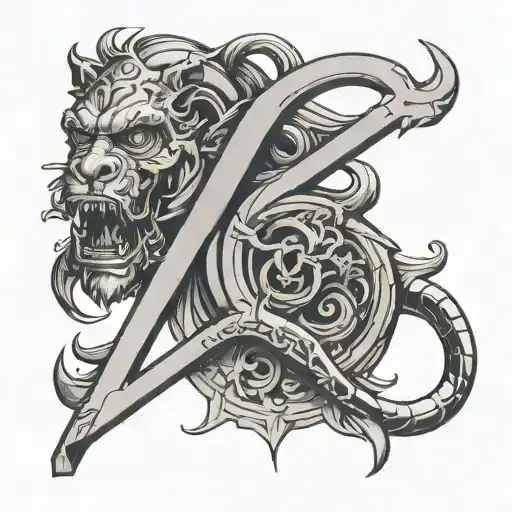 Letters MGS tattoo design idea