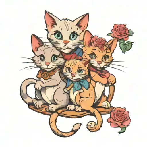 Aristocats tattoo design idea