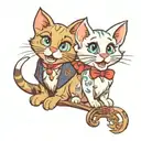 Aristocats tattoo design idea