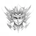 hisoka Hunterxhunter tattoo design idea