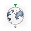 A minimalist tattoo of a world map with the countries you love the most - Brasil, Paris, Portugal, Bélgica, Miami, New York, Mexico, Alemanha, Luxemburgo, Espanha, Holanda - marked with small dots tattoo design idea