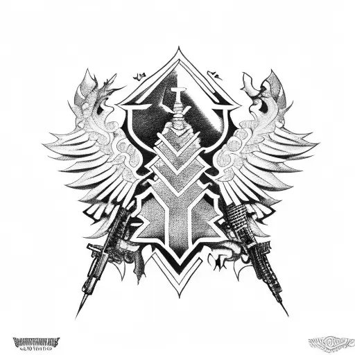 army tattoo design idea