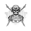 army tattoo design idea