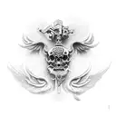 stoic philosophy  tattoo design idea