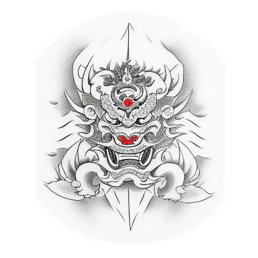 Hannya tattoo design idea