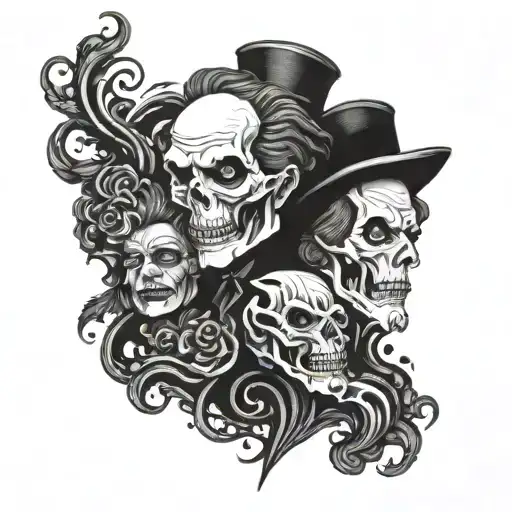 jekyl and Hyde tattoo design idea