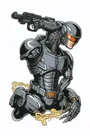 robocop tattoo design idea