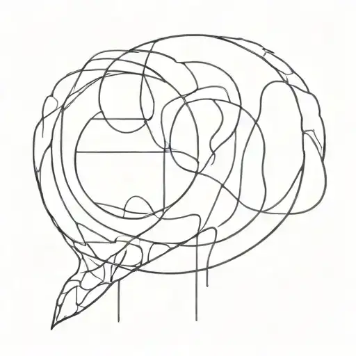 the thing that resembles emptiness and depression. tattoo design idea