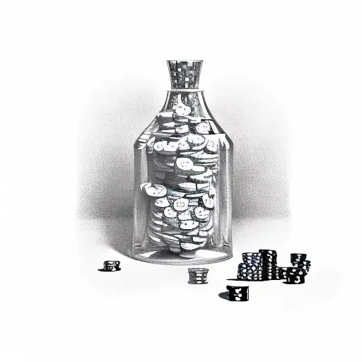 lifes a gamble tattoo design idea