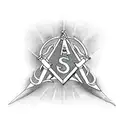 masonic tattoo design idea