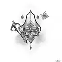 Ace of Spades tattoo design idea