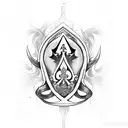 Ace of Spades tattoo design idea