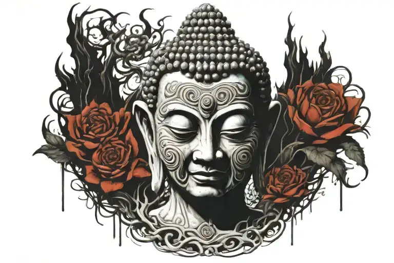 Buddhist inspired tattoo tattoo design idea