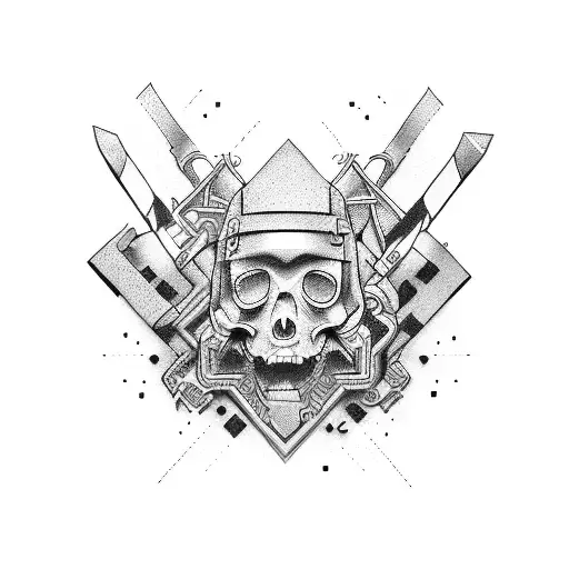 mine worker tattoo design idea