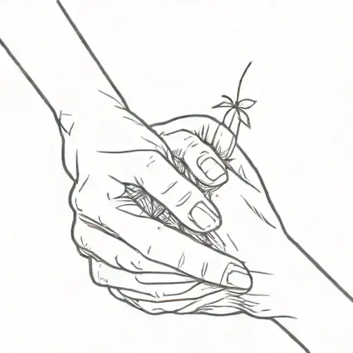 pinky swear tattoo design idea