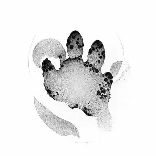 dog paw print October 22 2010 i numbers  tattoo design idea