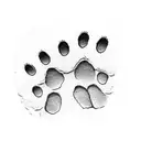 dog paw print October 22 2010 i numbers  tattoo design idea